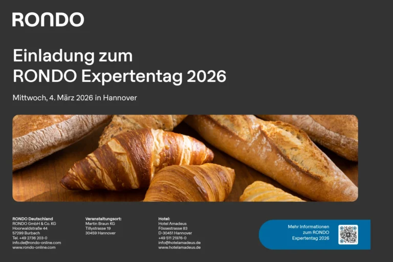 RONDO Deutschland, brotaufarbeitung.de - Einladung RONDO Expertentag 2026 am Mittwoch, 04.03.2026, in Hannover